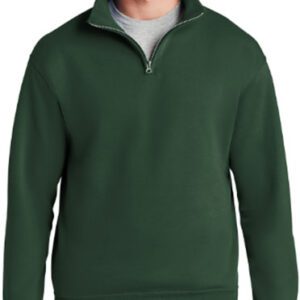 Mint Eco - Staff 1/4 Zip Sweatshirt - Forest Green