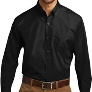 Treasure Coast Toyota - Port Authority® Long Sleeve Carefree Poplin Shirt - W100