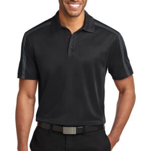 Mercedes-Benz of Ft. Pierce - Port Authority® Silk Touch™ Performance Colorblock Stripe Polo