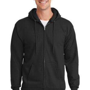 COMO Propane - Port & Company® Tall Essential Fleece Full-Zip Hooded Sweatshirt - PC90ZHT